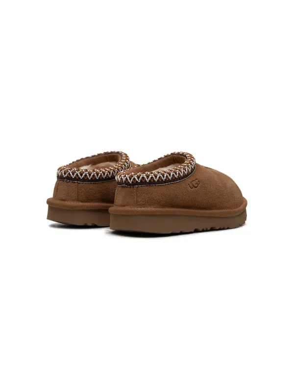 Back and side angle view of UGG Tasman II slippers.